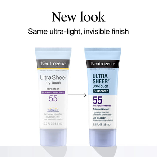 Neutrogena® Ultra Sheer Dry-Touch Sunscreen Lotion Broad Spectrum SPF 55, 3 Fl. Oz - US 0898