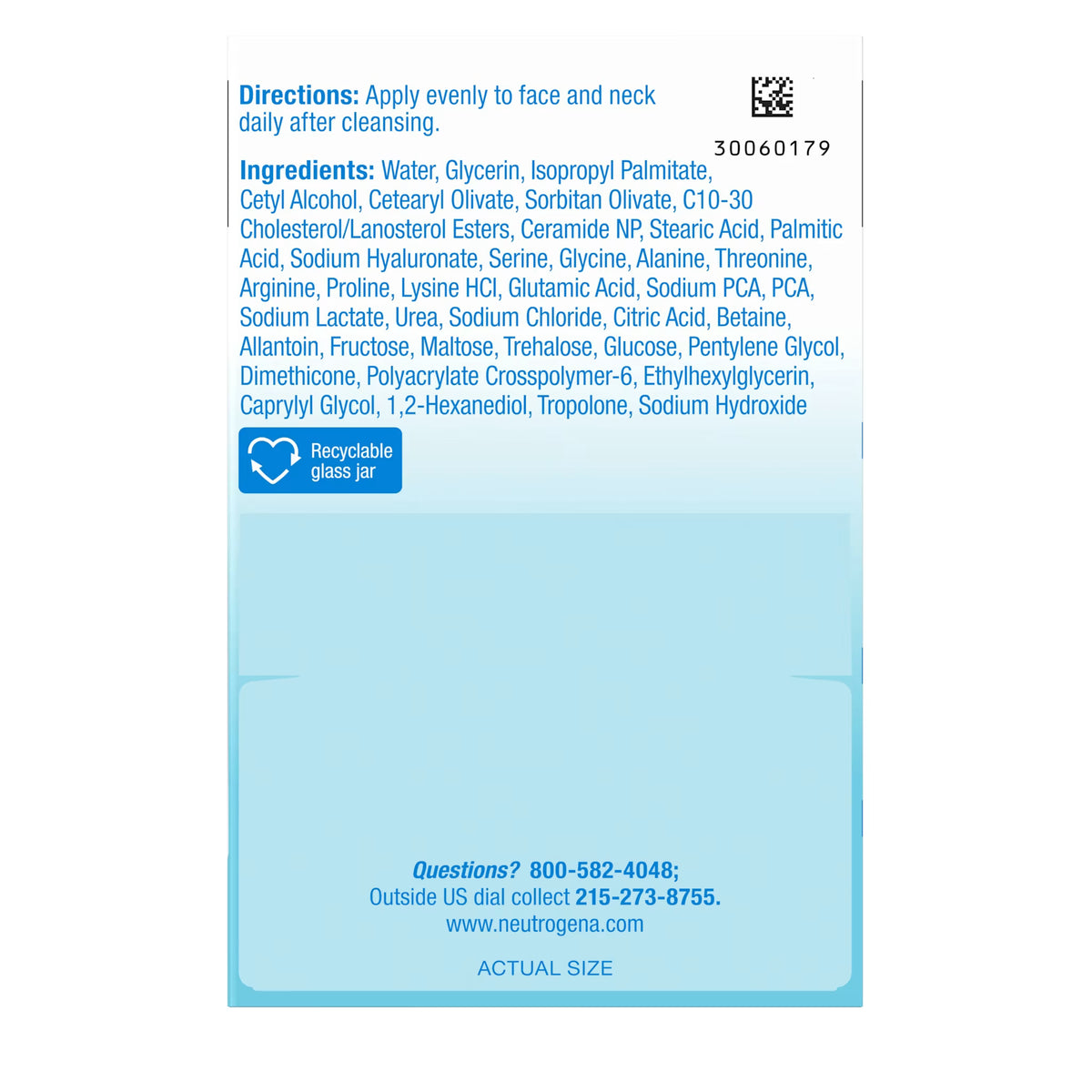 Neutrogena® Hydro Boost Hyaluronic Acid Water Cream Fragrance Free Facial Moisturizer 1.7 Fl. Oz - US 5838