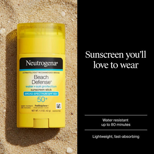 Neutrogena® Beach Defense Sunscreen Stick Broad Spectrum SPF 50+, 1.5 Oz - US 9649