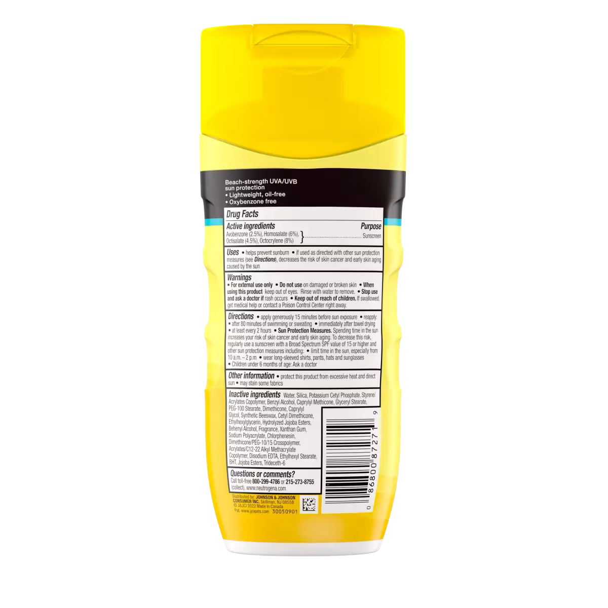 Neutrogena® Beach Defense Sunscreen Lotion Broad Spectrum SPF 30, 6.7 Fl. Oz - US 8864