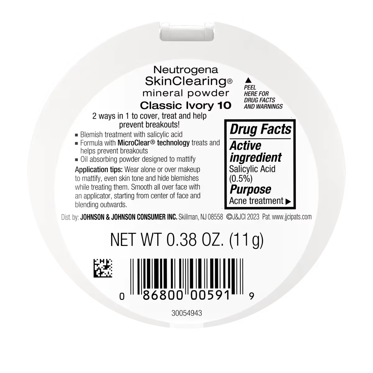 SkinClearing Mineral Powder - Classic Ivory (10) - US 1770