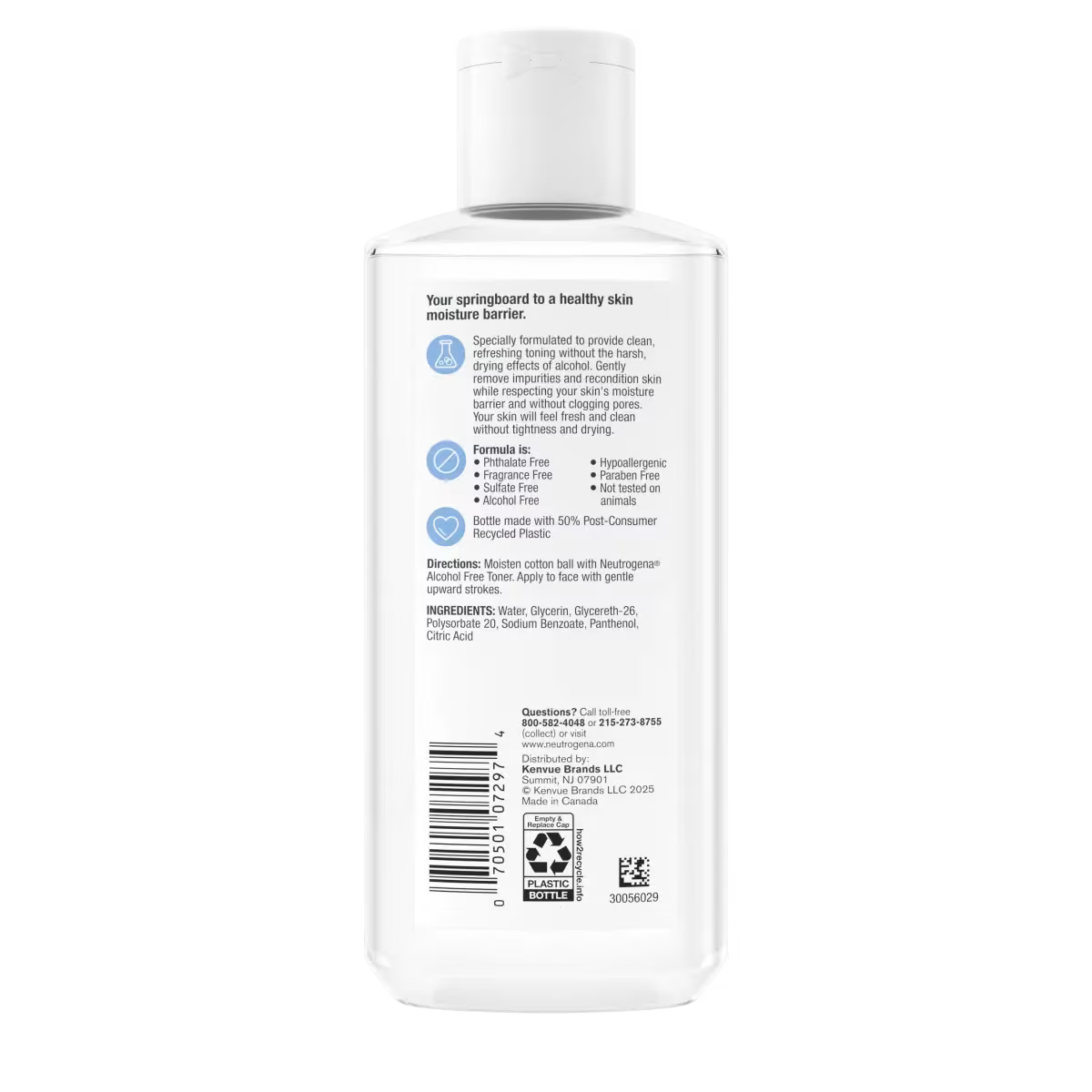 Neutrogena® Alcohol-Free Toner, Fragrance Free, 8.0 Fl. Oz - US 0718