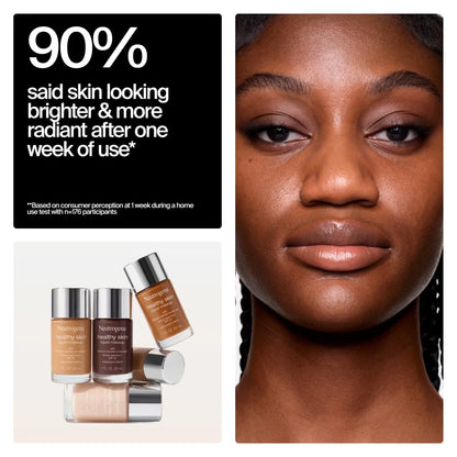 Neutrogena® Healthy Skin Liquid Foundation Makeup Broad Spectrum SPF 20, 220C Cool Nude, 1 Fl. Oz - US 4619