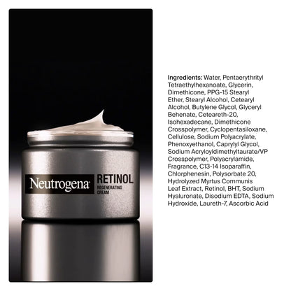 Neutrogena® Rapid Wrinkle Repair Retinol Regenerating Cream, Fragrance-Free, 1.7 Oz - US 8836