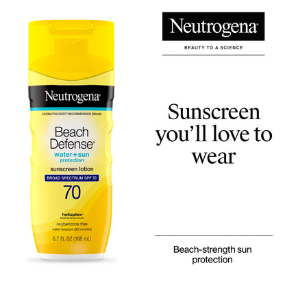 Neutrogena® Beach Defense Sunscreen Lotion Broad Spectrum SPF 70, 6.7 Oz - US 2172