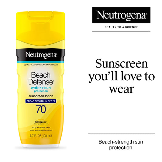 Neutrogena® Beach Defense Sunscreen Lotion Broad Spectrum SPF 70, 6.7 Oz - US 2172