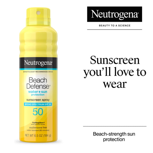 Neutrogena® Beach Defense Spray Sunscreen Broad Spectrum SPF 50, 6.5 Oz - US 6906