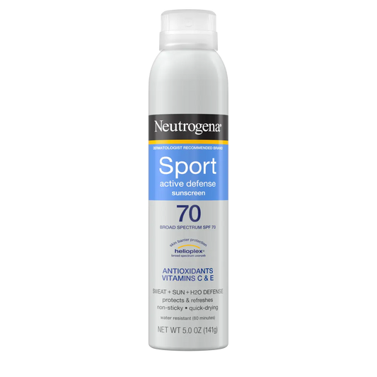 Neutrogena® Sport Active Defense with Broad Spectrum SPF 70 Sunscreen Spray, 5.0 Oz - US 1542