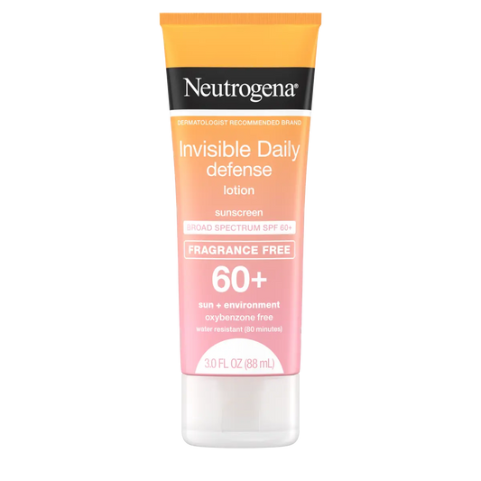 Neutrogena® Invisible Daily Defense Sunscreen Lotion Broad Spectrum SPF 60+ Fragrance Free, 3.0 Fl. Oz - US 6181