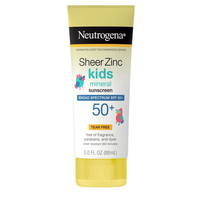 Sheer Zinc Kids Mineral Sunscreen Broad Spectrum SPF 50+ - US 5344