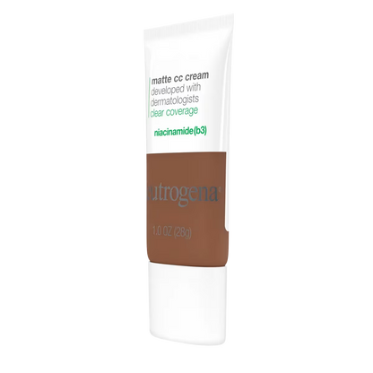 Neutrogena® Clear Coverage Flawless Matte CC Cream, Cinnamon 9.0, 1 Oz - US 0886