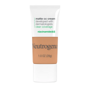 Neutrogena® Clear Coverage Flawless Matte CC Cream, Golden Ecru 6.7, 1 Oz - US 4324