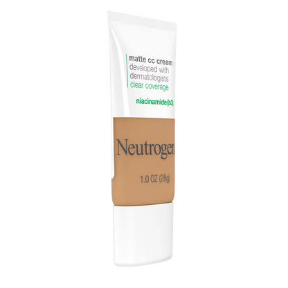 Neutrogena® Clear Coverage Flawless Matte CC Cream, Butterscotch 7.3, 1 Oz - US 3186