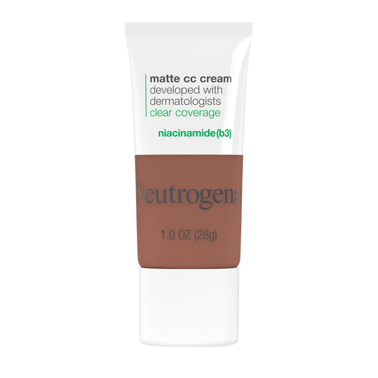 Neutrogena® Clear Coverage Flawless Matte CC Cream, Warm Mocha 8.7, 1 Oz - US 4996
