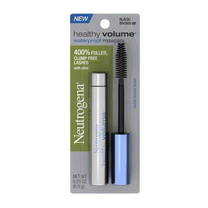 Neutrogena® Healthy Volume Waterproof Mascara, Black/Brown 08, .21 Oz - US 9572