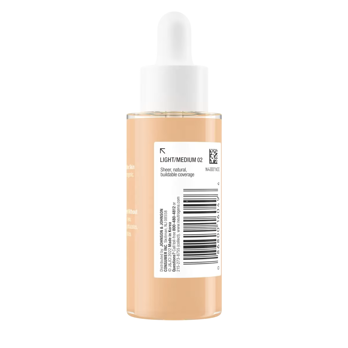Neutrogena® Healthy Skin Sensitive Skin Serum Foundation, Light/Medium 02, 1 Oz - US 4134