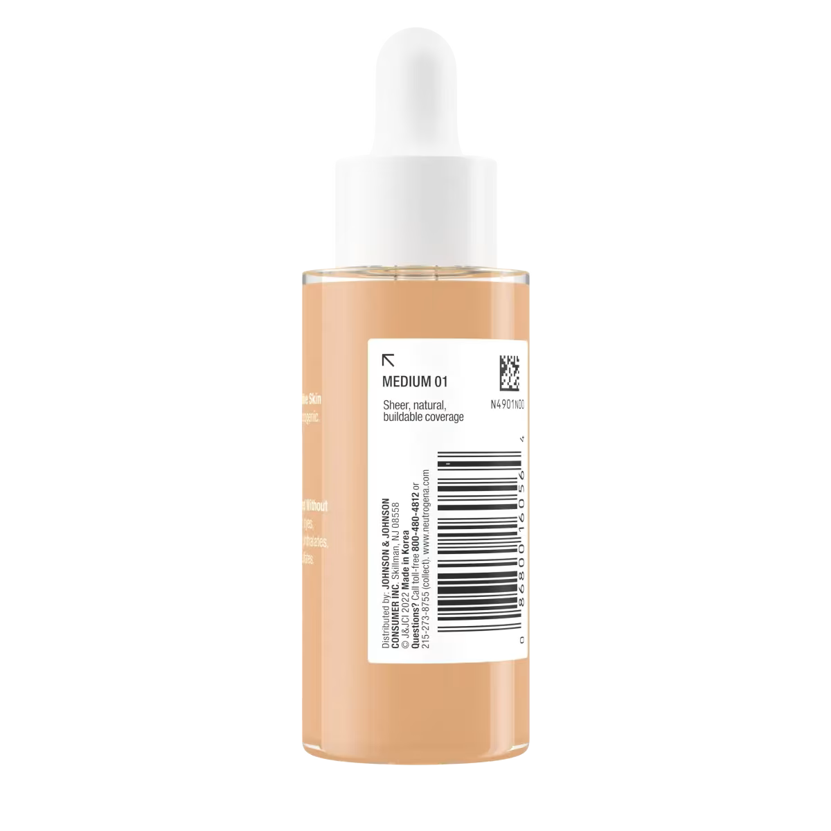 Neutrogena® Healthy Skin Sensitive Skin Serum Foundation, Medium 01, 1 Oz - US 8595