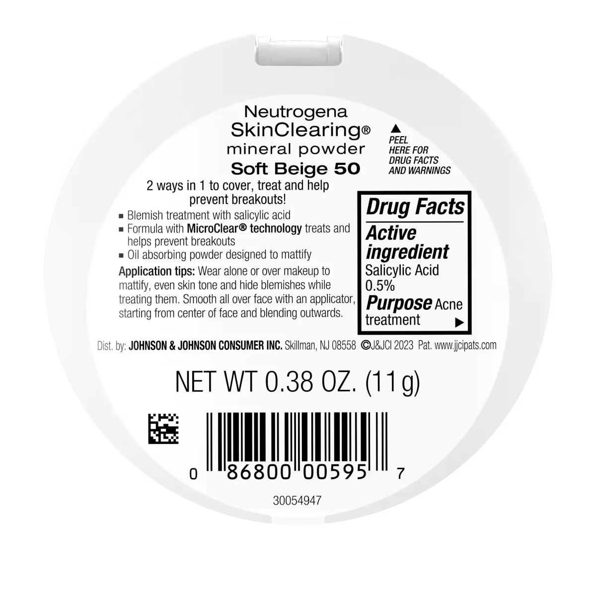SkinClearing Mineral Powder - Soft Beige (50) - US 0569