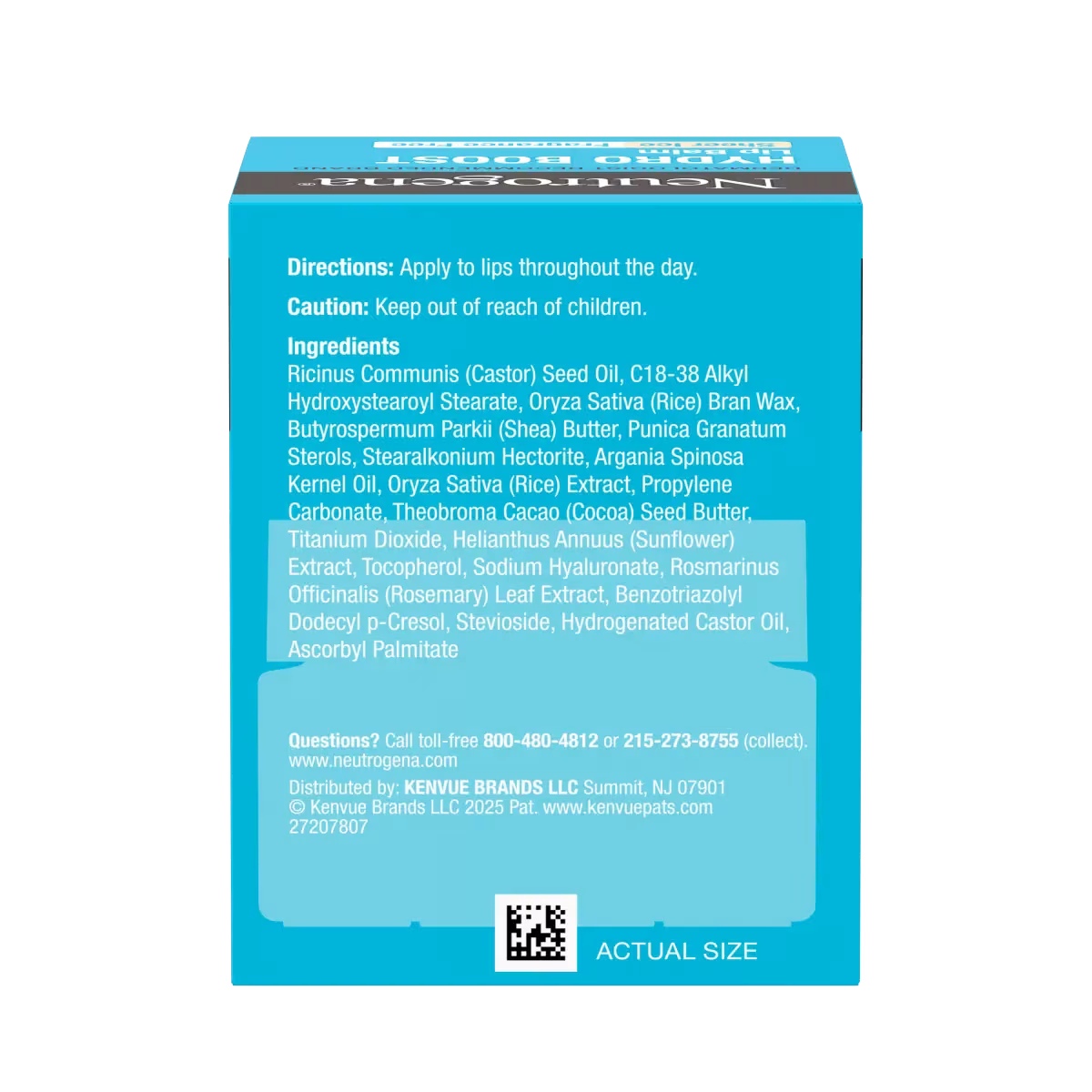 Neutrogena® Hydro Boost Hyaluronic Acid Lip Balm, Sheer Ice, Fragrance Free, 0.5 Oz - US 6150