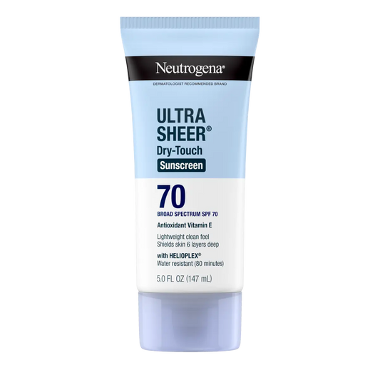 Neutrogena® Ultra Sheer Dry-Touch Sunscreen Lotion Broad Spectrum SPF 70, 5 Fl. Oz - US 6384