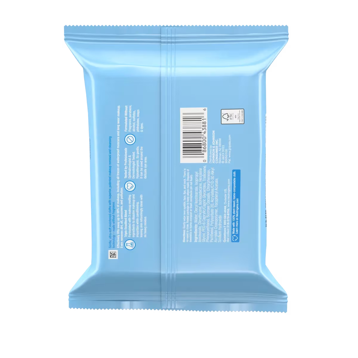 Neutrogena® Makeup Remover Cleansing Towelettes, Fragrance Free, 21 Count - US 1598