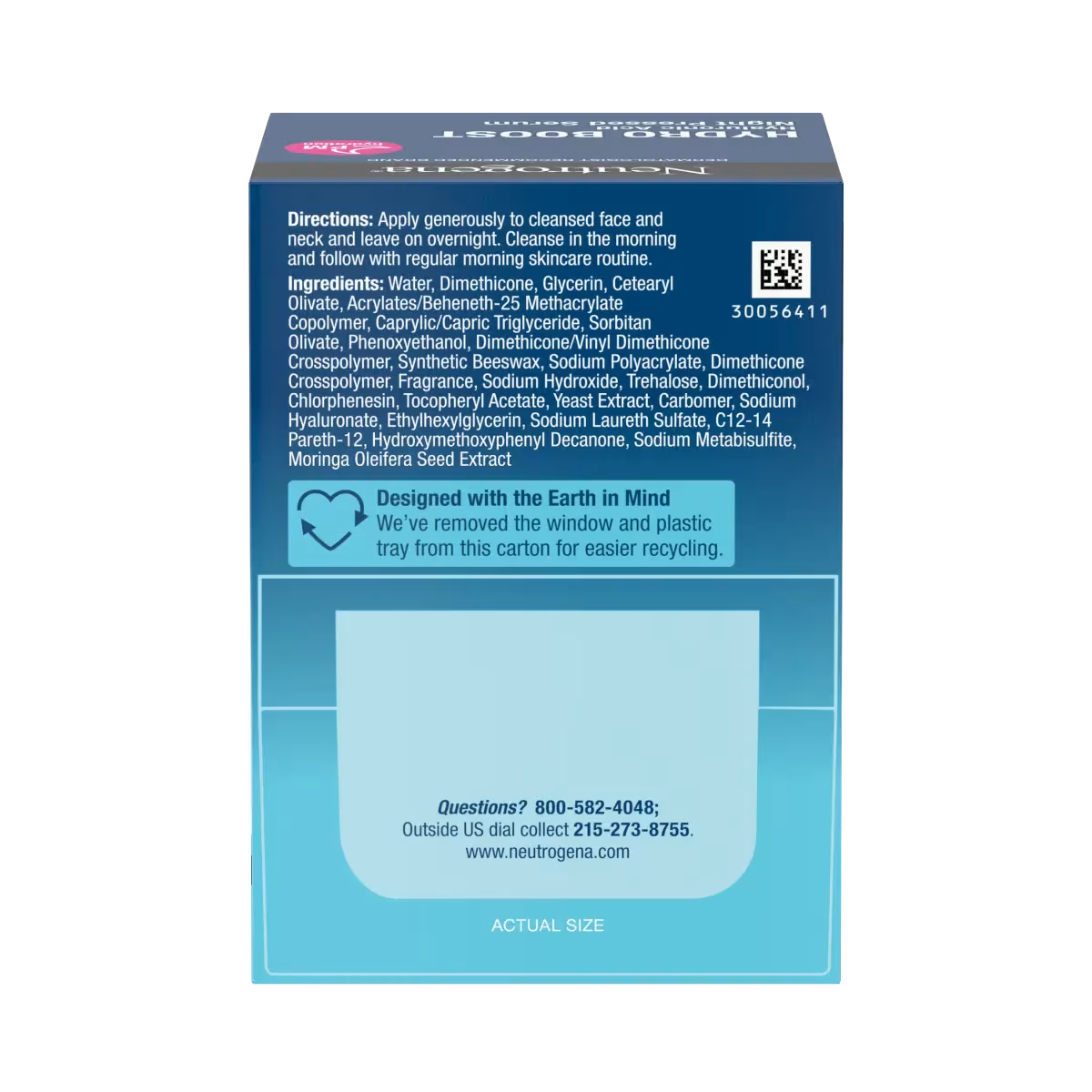 Neutrogena® Hydro Boost Night Pressed Serum with Hyaluronic Acid 1.7 Oz - US 2108
