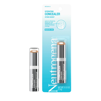 Neutrogena® Hydro Boost Hydrating Concealer, 40 Medium 0.12 Oz - US 0728