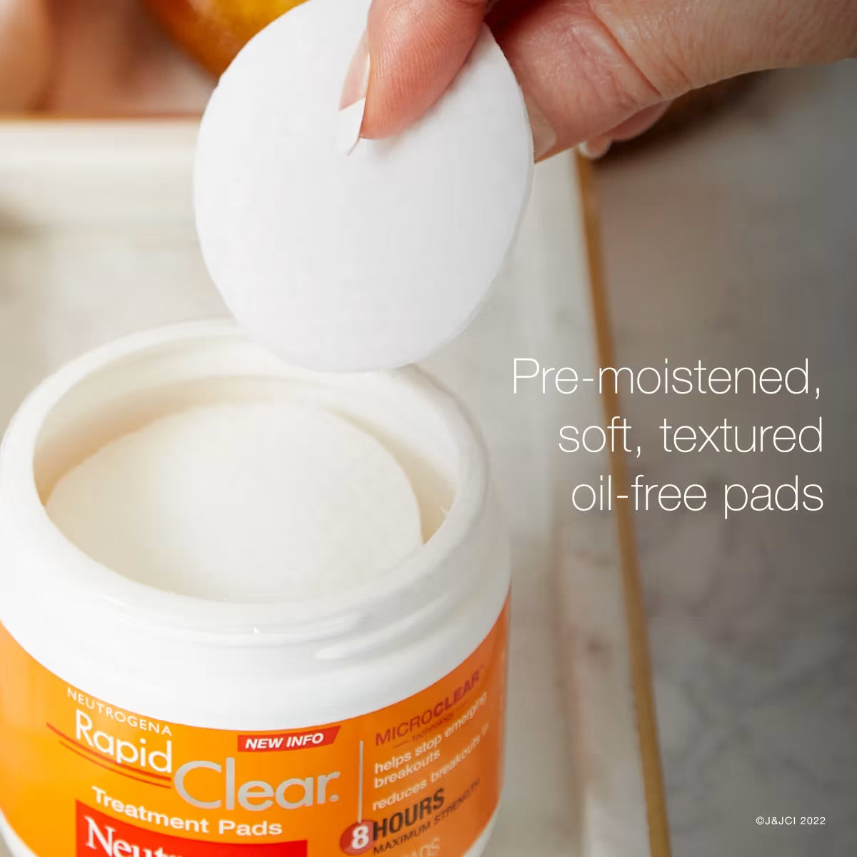 Neutrogena® Rapid Clear Maximum Strength Treatment Pads, 60 Count - US 6863