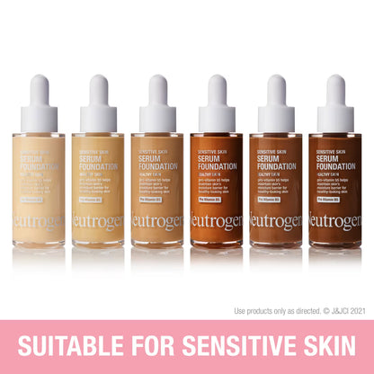 Neutrogena® Healthy Skin Sensitive Skin Serum Foundation, Medium 02, 1 Oz - US 5979