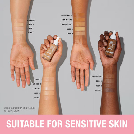 Neutrogena® Healthy Skin Sensitive Skin Serum Foundation, Light 03, 1 Oz - US 7336