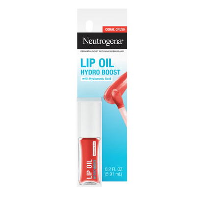 Neutrogena® Hydro Boost Lip Oil, Coral Crush, .2 Fl. Oz - US 1493